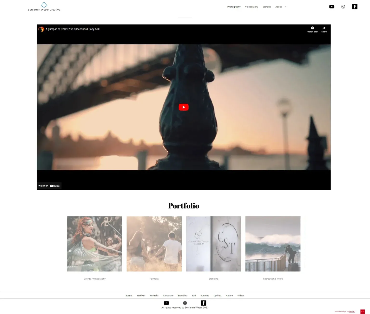 Benjamin Weser Homepage